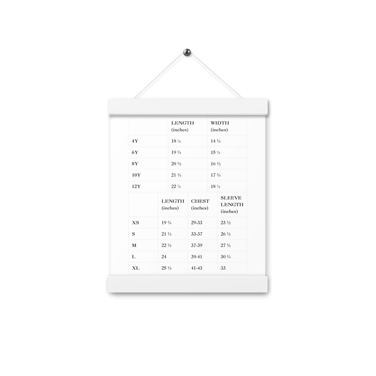 Ballentine Size Chart Maverick Ts