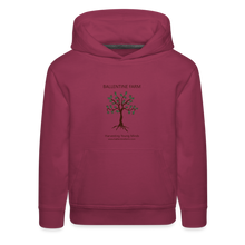 Load image into Gallery viewer, Ballentine Kids‘ Premium Hoodie - burgundy
