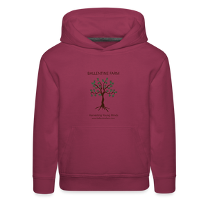 Ballentine Kids‘ Premium Hoodie - burgundy