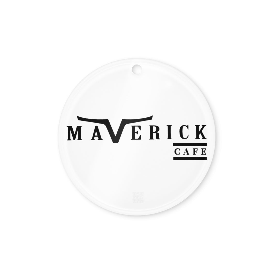 Maverick Foods/Cafe acrylic ornament round