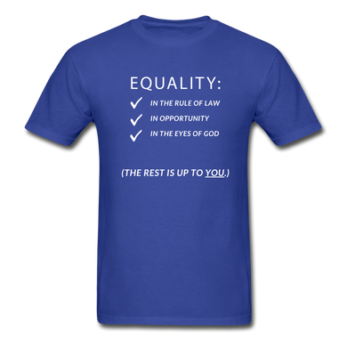 Equality - royal blue