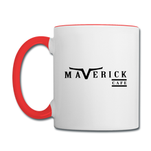 Load image into Gallery viewer, Maverick Cafe Contrast Mug 11oz. - white/red
