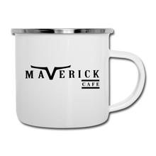 Load image into Gallery viewer, Maverick Cafe Camper Mug 120z - white

