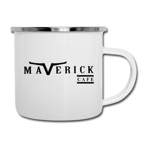 Maverick Cafe Camper Mug 120z - white