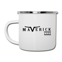 Load image into Gallery viewer, Maverick Cafe Camper Mug 120z - white
