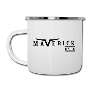 Maverick Cafe Camper Mug 120z - white