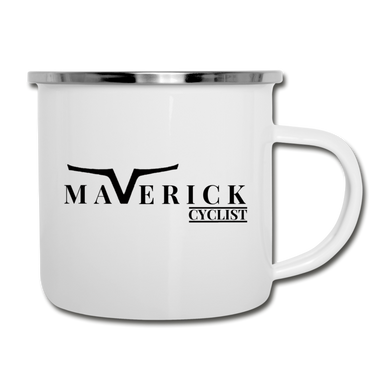 Maverick Cyclist Camp Mug 12oz - white