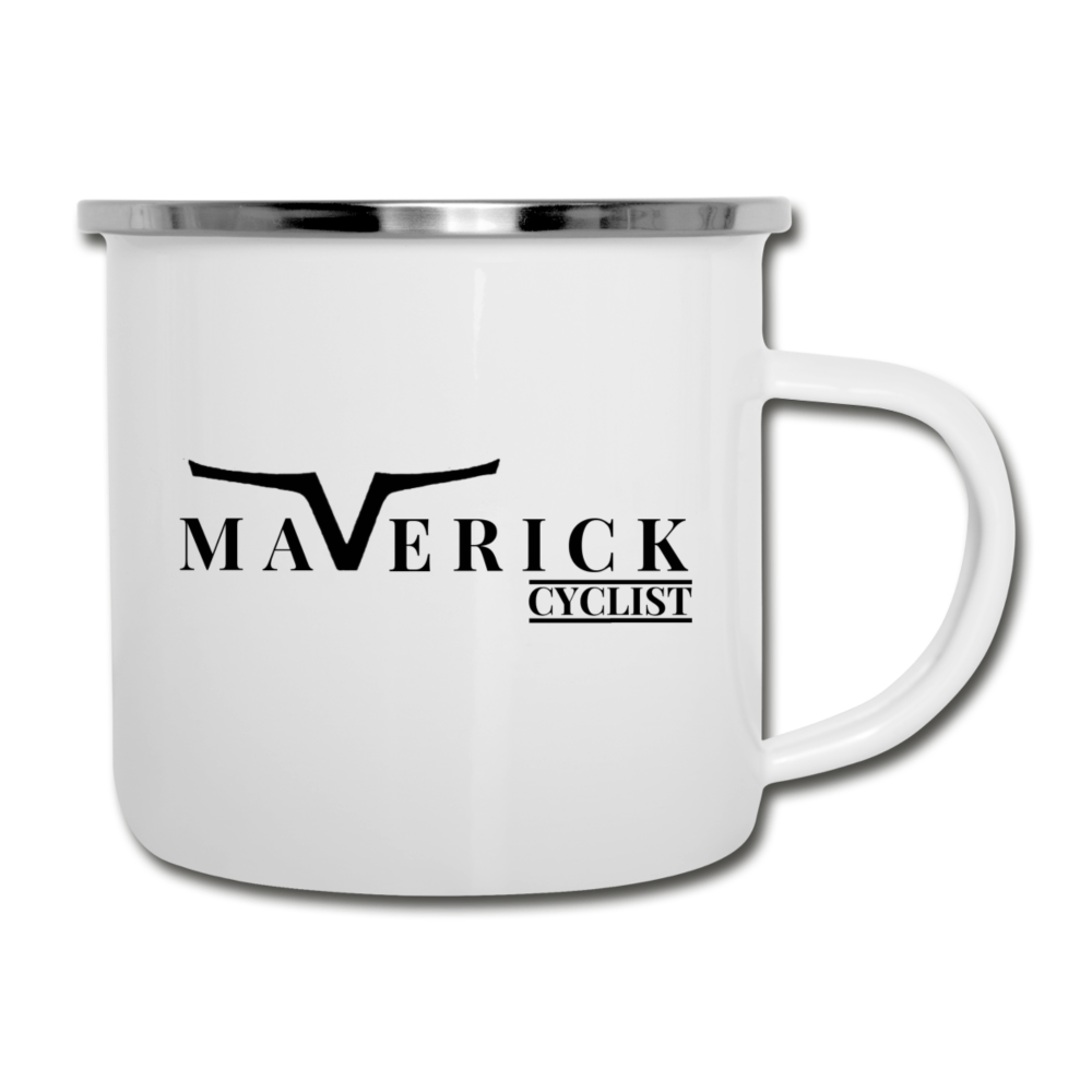 Maverick Cyclist Camp Mug 12oz - white