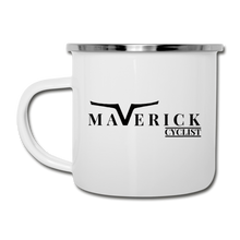 Load image into Gallery viewer, Maverick Cyclist Camp Mug 12oz - white
