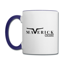 Load image into Gallery viewer, Maverick Cyclist Contrast Mug - white/cobalt blue
