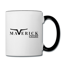 Load image into Gallery viewer, Maverick Cyclist Contrast Mug - white/black
