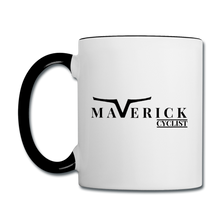 Load image into Gallery viewer, Maverick Cyclist Contrast Mug - white/black
