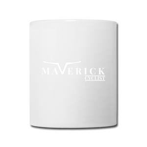 Maverick Cyclist Mug - white