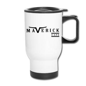 Maverick Cafe Travel Mug - white