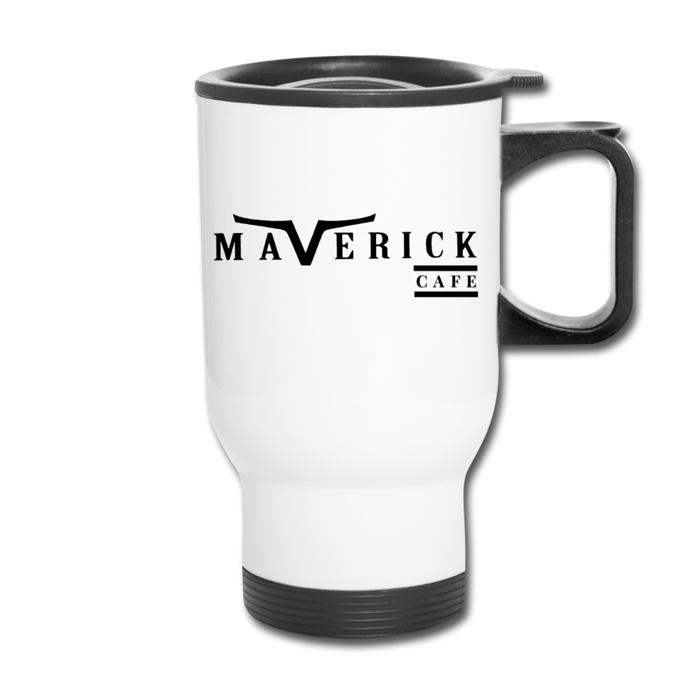 Maverick Cafe Travel Mug - white