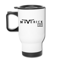 Load image into Gallery viewer, Maverick Cafe Travel Mug - white
