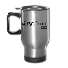 Load image into Gallery viewer, Maverick Cafe Travel Mug - silver
